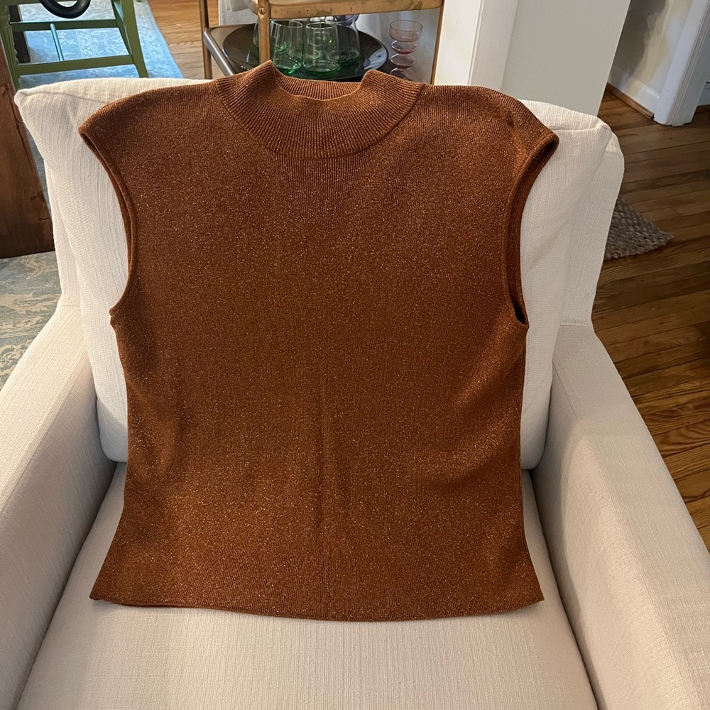 Lurex sweater top